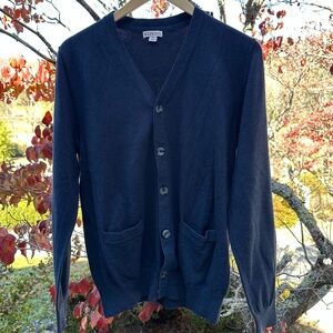 Merona Dark Blue Men's Cardigan Sweater